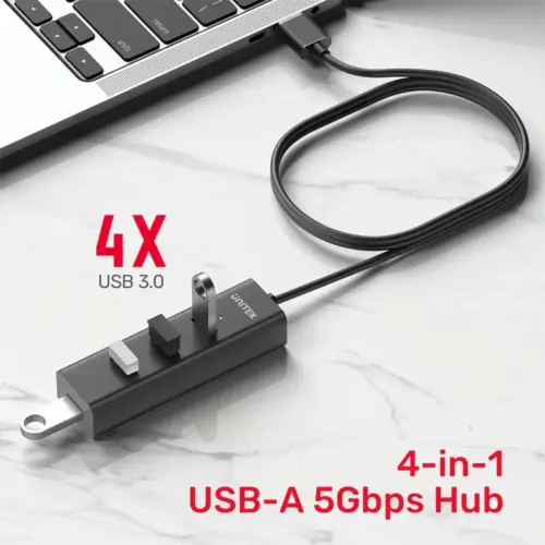 Unitek хъб USB3.0 HUB 4 port