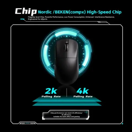 VXE професионална геймърска мишка Wireless Gaming Mouse Dragonfly R1 1K – Huano Ice Berry Pink Dot Switches