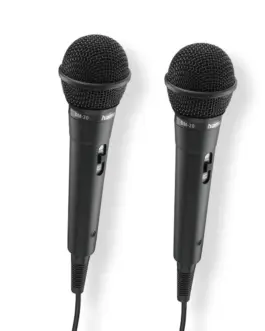 Alternative view of HAMA Аудио динамични микрофони ldquo;Karaoke, Комплект 2 бр. с кабел жак 2,5 м + адаптер