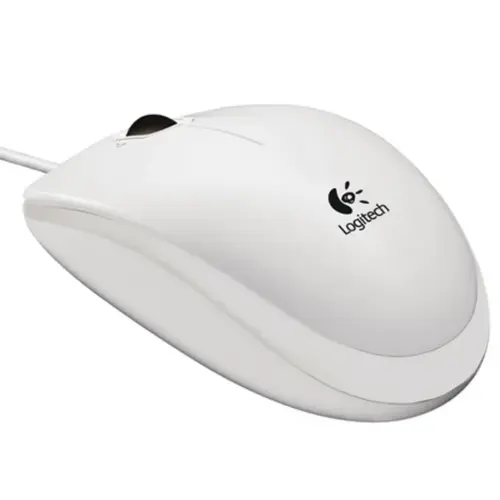 МИШКА LOGITECH B100 – Жична – White – PN 910-003360