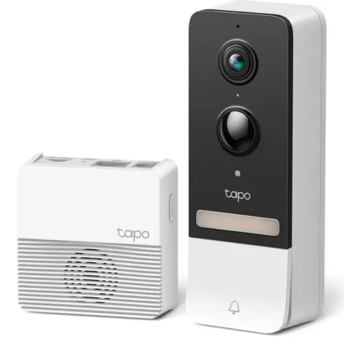 Видео звънец за врата Tapo D230S1 2.4Ghz 2K 5MP Color Night Vision акум.батерии