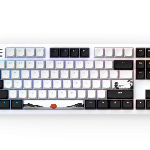 Геймърскa механична клавиатура Dark Project 87 Fuji V2 RGB TKL - G3MS Sapphire Switches