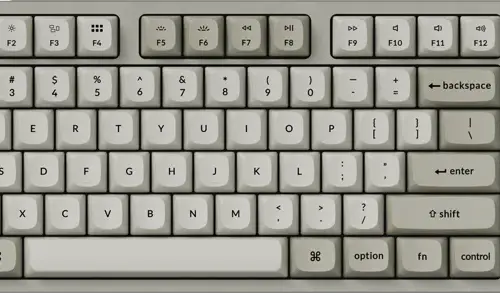 Alternative view of Геймърска Механична клавиатура Keychron C1 Pro 8K QMK - Super Brown Switch
