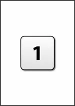 УНИВЕРСАЛНИ ЕТИКЕТИ - 210 mm x 297 mm - 1 брой на лист - 100 листа - PN BR3478 - OUTLET -