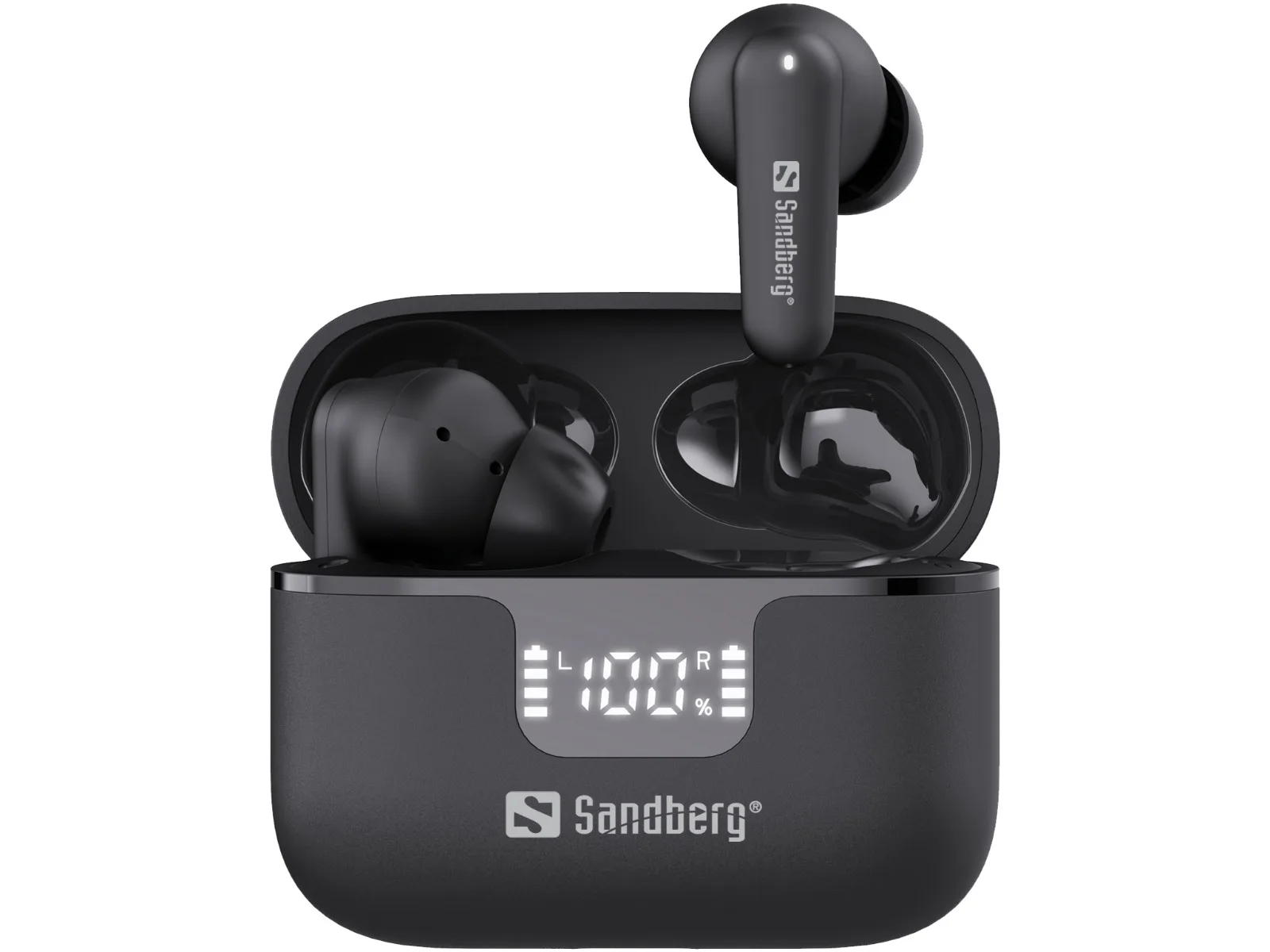 СЛУШАЛКИ SANDBERG Wireless Earbuds ANC+ENC - Black - PN 126-52 - Image 150