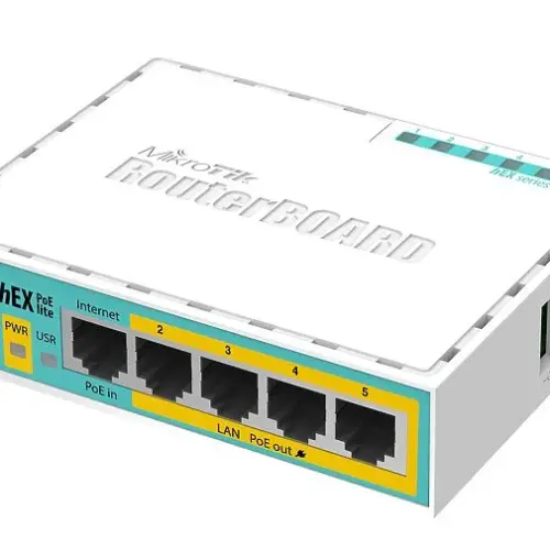 Рутер MikroTik hEX PoE lite