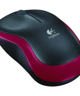 Безжична мишка LOGITECH M185 Wireless Mouse - RED - EWR2
