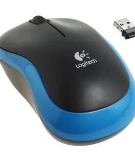 Безжична мишка LOGITECH M185 Wireless Mouse - BLUE - EWR2