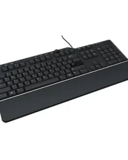 Клавиатура US/Euro (QWERTY) Dell KB-522 Wired Business Multimedia USB Keyboard Black