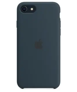 Alternative view of Apple Silicone case for iPhonea SE - abbys blue