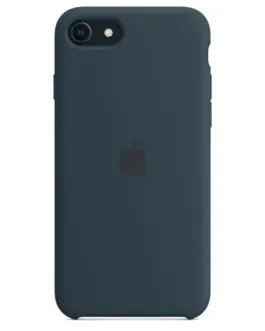 Alternative view of Apple Silicone case for iPhonea SE - abbys blue