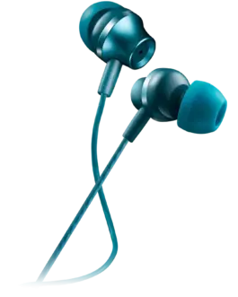 Слушалки CANYON Stereo earphones with microphone metallic shell 1.2M blue-green