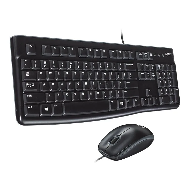 Клавиатура LOGITECH MK120 Corded Combo - BLACK - USB - US INTL - EER - Image 10