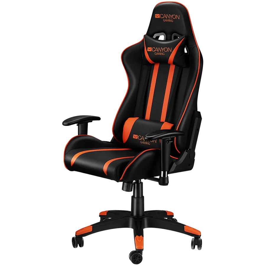 Геймърски стол CANYON gaming chair Fobos GC-3 Black Orange - Image 30