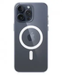 Alternative view of Apple Case with MagSafe for iPhone 15 Pro Max - clear
