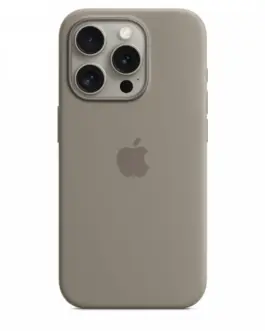 Apple iPhone 15 Pro Silicone Case with MagSafe - Clay