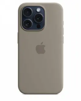 Alternative view of Apple iPhone 15 Pro Silicone Case with MagSafe - Clay