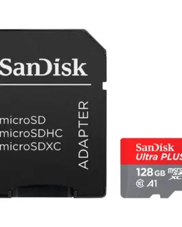 Карта памет SanDisk High Endurance microSDXC 128GB + SD Adapter - for dash cams & home monitoring up to 10000 Hours Full