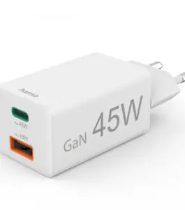 Hama mini зарядно GaN 45W 1xUSB-C