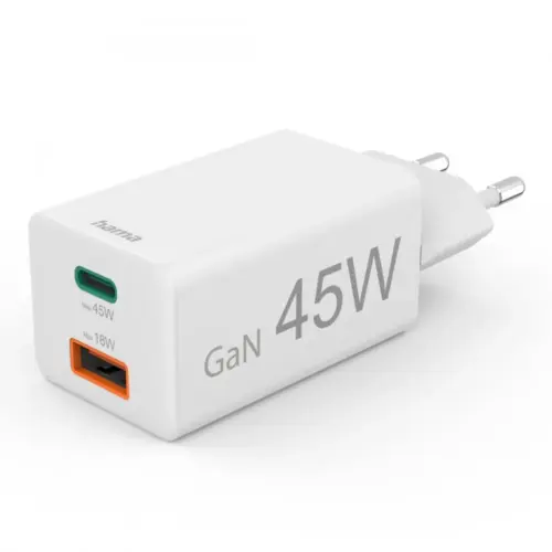 Hama mini зарядно GaN 45W 1xUSB-C