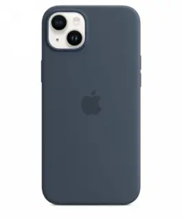 Apple Silicone case with MagSafe for iPhone 14 Plus - storm blue