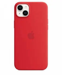 Apple Silicone case with MagSafe for iPhone 14 Plus - (PRODUCT)червен