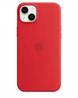Apple Silicone case with MagSafe for iPhone 14 Plus - (PRODUCT)червен
