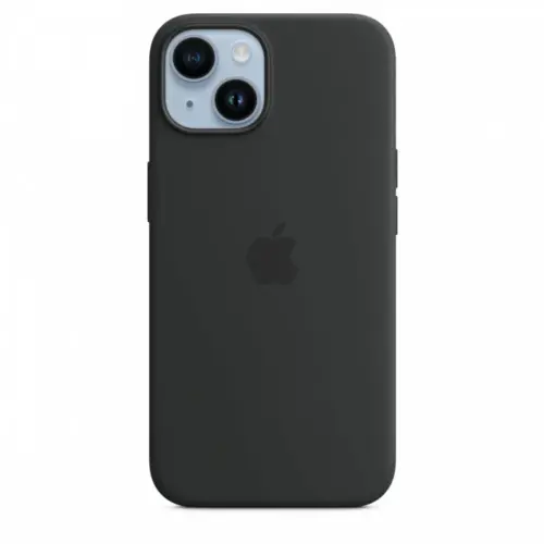 Alternative view of Apple Silicone case with MagSafe for iPhone 14 - midnight