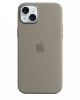 Apple Silicone case with MagSafe for iPhone 15 Plus - clay