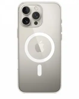 Alternative view of Apple Clear case with MagSafe for iPhone 16 Pro Max