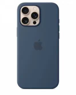 Apple Silicone case with MagSafe for iPhone 16 Pro Max - Denim