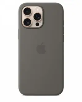 Apple Silicone case with MagSafe for iPhone 16 Pro Max - Stone Gray