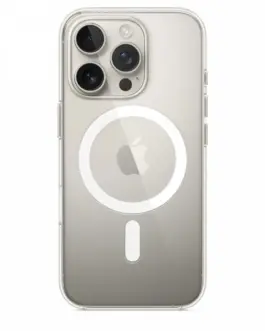 Alternative view of Apple Clear case with MagSafe for iPhone 16 Pro