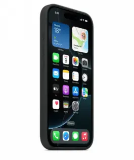 Apple Silicone case with MagSafe for iPhone 16 Pro – черен