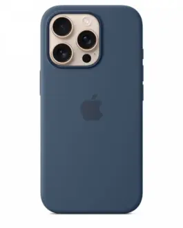 Apple Silicone case with MagSafe for iPhone 16 Pro - Denim