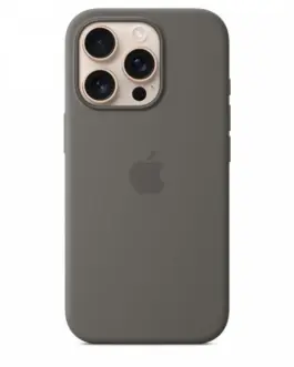 Apple Silicone case with MagSafe for iPhone 16 Pro - Stone Gray