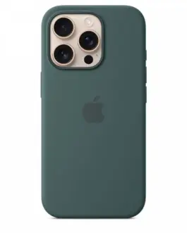 Apple Silicone case with MagSafe for iPhone 16 Pro - Lake зелен