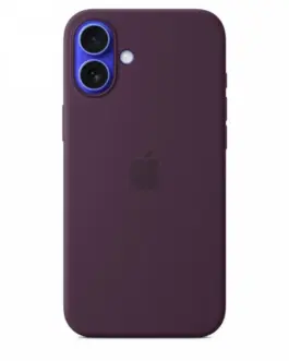 Apple Silicone case with MagSafe for iPhone 16 Plus - plum