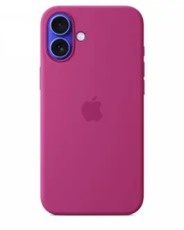 Apple Silicone case with MagSafe for iPhone 16 Plus - fuchsia