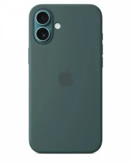 Alternative view of Apple Silicone case with MagSafe for iPhone 16 Plus - lake зелен