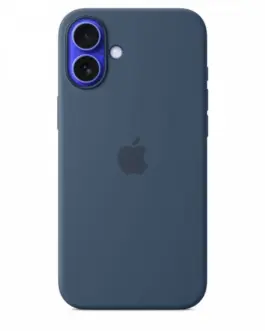 Apple Silicone case with MagSafe for iPhone 16 Plus - denim