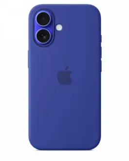 Apple Silicone case with MagSafe for iPhone 16 - ultramarine