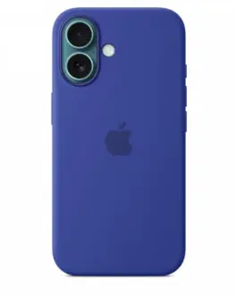 Alternative view of Apple Silicone case with MagSafe for iPhone 16 - ultramarine