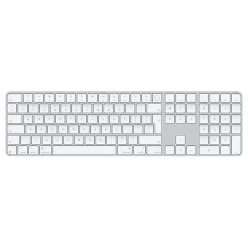 Apple Magic клавиатура with Touch ID and Numeric Keypad for Mac models with Apple silicon - International English - бял