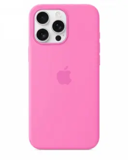 Apple iPhone 16 Pro Max Silicone Case with MagSafe - Peony
