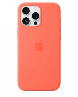 Apple iPhone 16 Pro Max Silicone Case with MagSafe - Tangerine