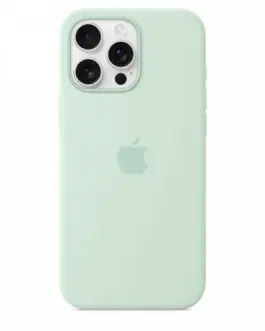 Apple iPhone 16 Pro Max Silicone Case with MagSafe - Aquamarine
