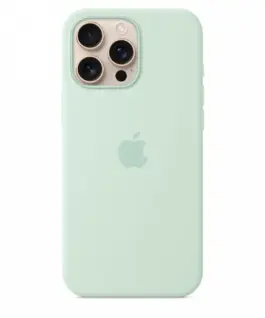 Alternative view of Apple iPhone 16 Pro Max Silicone Case with MagSafe - Aquamarine