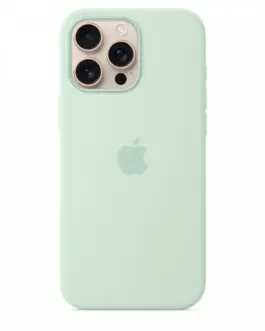 Alternative view of Apple iPhone 16 Pro Max Silicone Case with MagSafe - Aquamarine