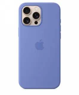 Alternative view of Apple iPhone 16 Pro Max Silicone Case with MagSafe - Periwinkle